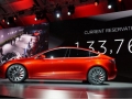 2017 Tesla Model 3 Side View Red