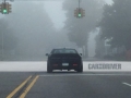 Challenger in fog