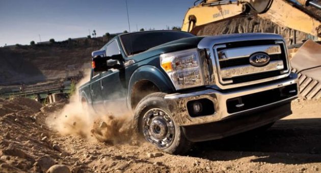 2016 Ford Super Duty Truck Close up