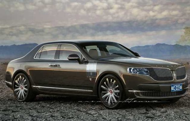 2016 Lincoln Town Car Side view