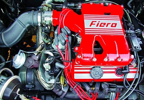 Old Pontiac Fiero Engine